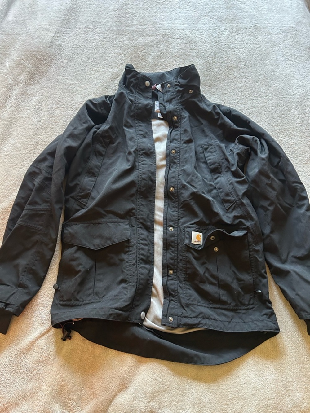 Carhartt Black Hooded Field Jacket